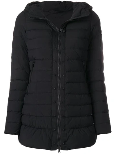 Shop Peuterey Zipped Padded Jacket In Black