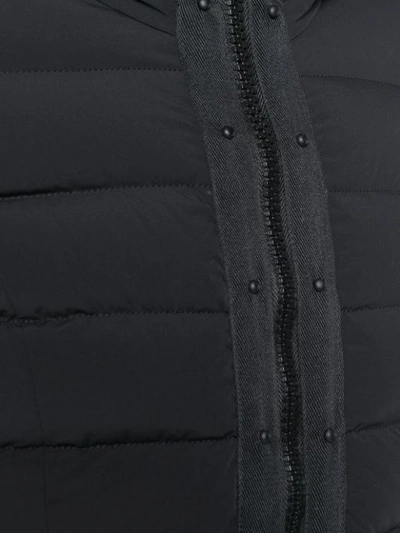 Shop Peuterey Zipped Padded Jacket In Black