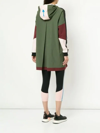 Shop The Upside A Hooded Zipped Jacket In Green