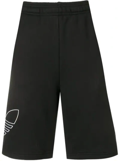 Shop Adidas Originals Adidas Outline Track Shorts - Black