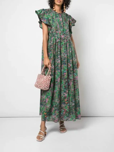 CYNTHIA ROWLEY NAIROBI连衣裙 - 绿色