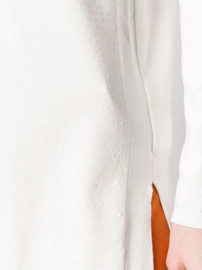 Shop Max Mara V-neck Top In White