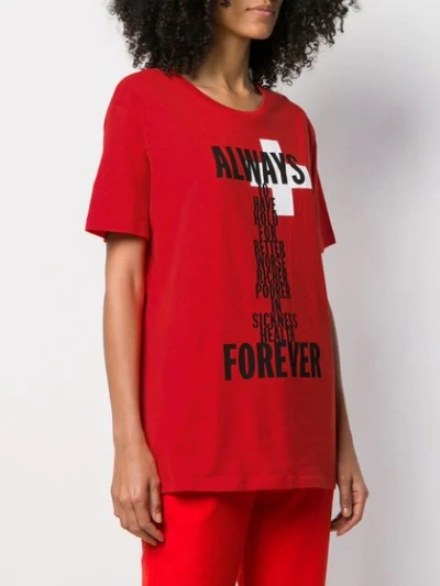 Shop A.f.vandevorst Always Forever T-shirt In Red