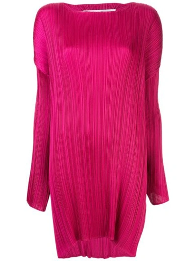 Shop We11 Done Plissiertes Minikleid In Pink