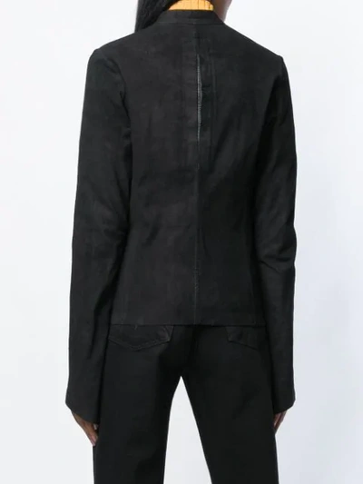 Shop Isaac Sellam Experience Zip Leather Jacket - Black