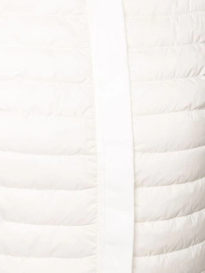 Shop Herno Panelled Padded Jacket - White