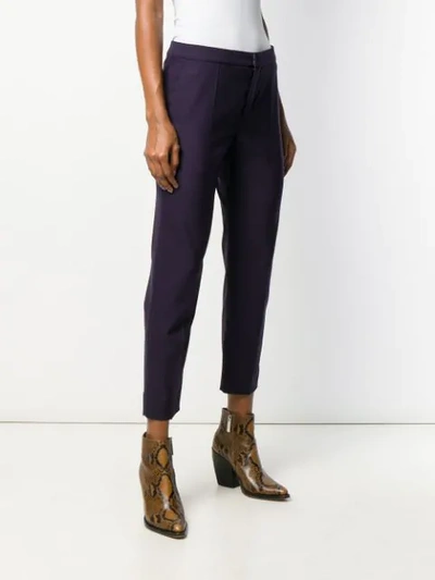 Shop Chloé Straight-leg Trousers In Blue