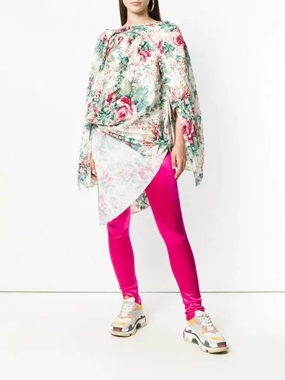Shop Junya Watanabe Cuffed Leggings In Pink