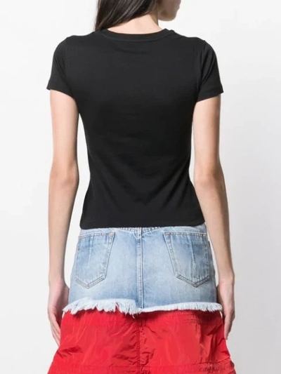 Shop Red Valentino Forever Lovers Printed T In Black