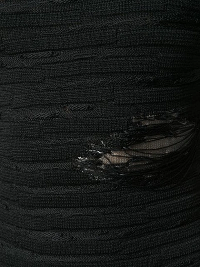 BALMAIN 修身针织连衣裙 - 黑色