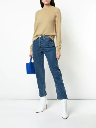 Shop Alexandra Golovanoff Slouchy Jumper In Neutrals