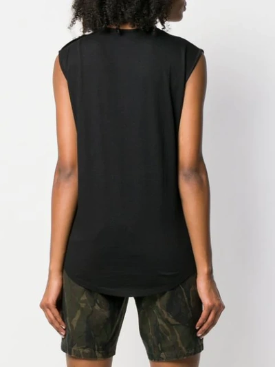 Balmain Embellished Buttons Top In Black