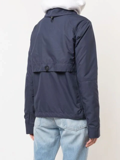 Shop Canada Goose Hooded Zipped Jacket - Blue