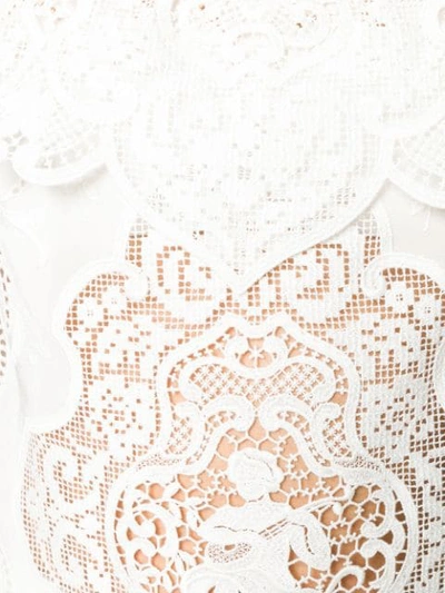 Shop Dolce & Gabbana Lace Top In White