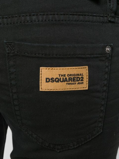 Shop Dsquared2 Twist Jeans In Black