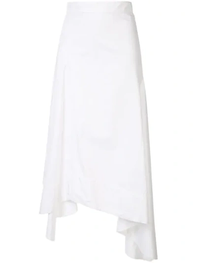 Shop Walk Of Shame Asymmetric Skirt In White