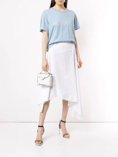 Shop Walk Of Shame Asymmetric Skirt In White