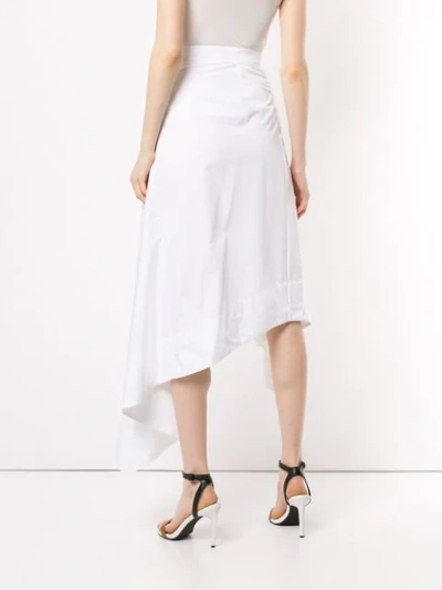 Shop Walk Of Shame Asymmetric Skirt In White