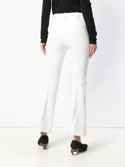 Shop Joseph Zed Stretch Trousers In White