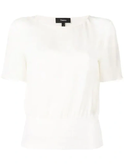 Shop Theory Short Sleeve Top In White
