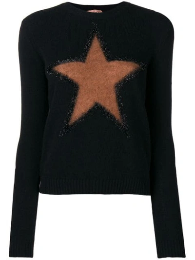 Shop N°21 Star Motif Wool In Black