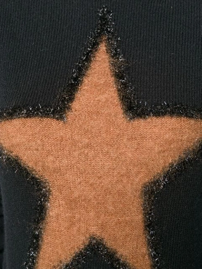 Shop N°21 Star Motif Wool In Black