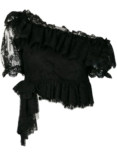 Preen By Thornton Bregazzi Iris Top In Black