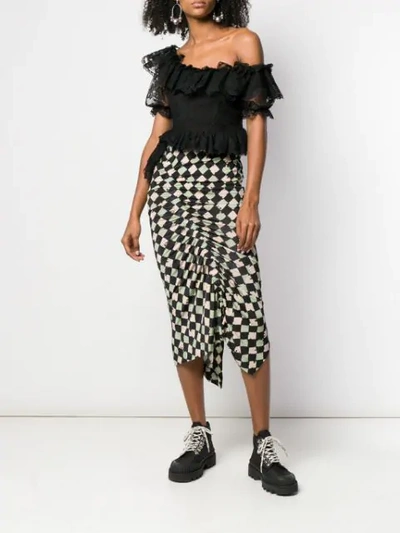 Preen By Thornton Bregazzi Iris Top In Black