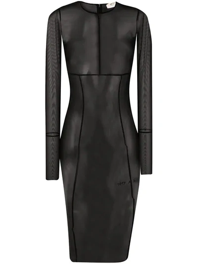 Shop Alyx Semi-transparentes Kleid In Black