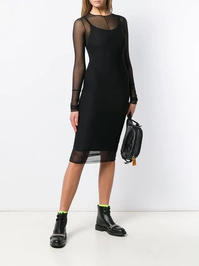 Shop Alyx Semi-transparentes Kleid In Black