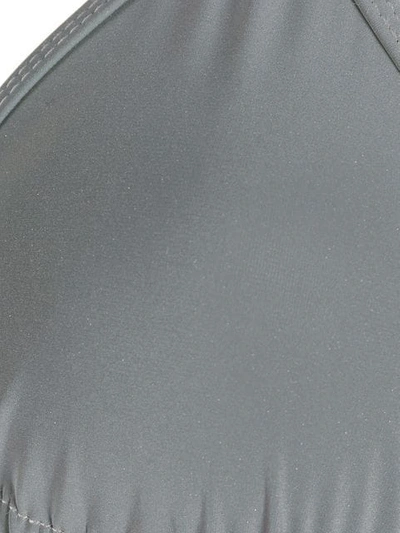 Shop Misbhv Reflective Bikini Top In Grey
