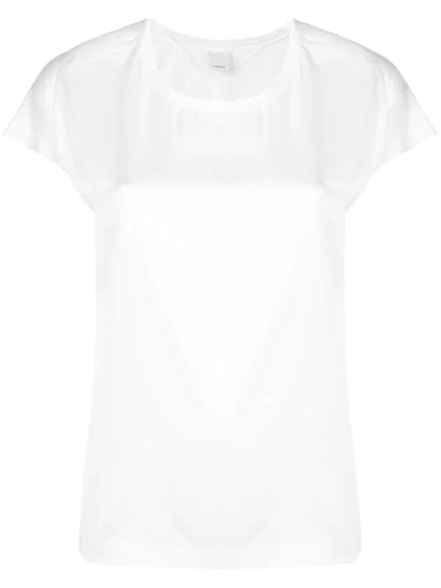 Shop Pinko Boxy Round Neck T In White