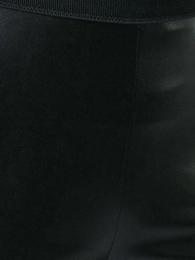 Marc Cain Leggings In Lederoptik In Black