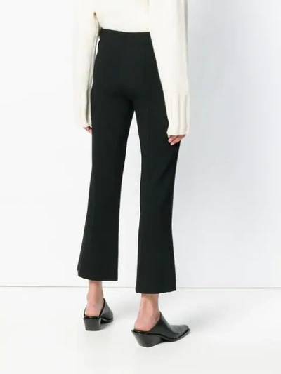 Shop The Row Cropped Trousers In Black
