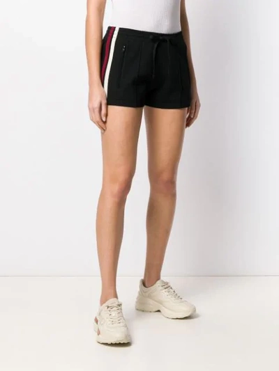 Shop Isabel Marant Étoile Short Track Shorts In Black