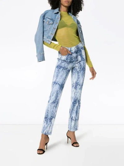 Shop Jordache High-rise Acid Wash Jeans In Blue