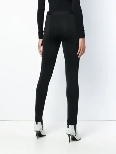 Shop Givenchy High Waist Leggings In 004 Black/white