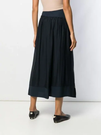 Shop 3.1 Phillip Lim / フィリップ リム 3.1 Phillip Lim Side-slit Skirt - Blue