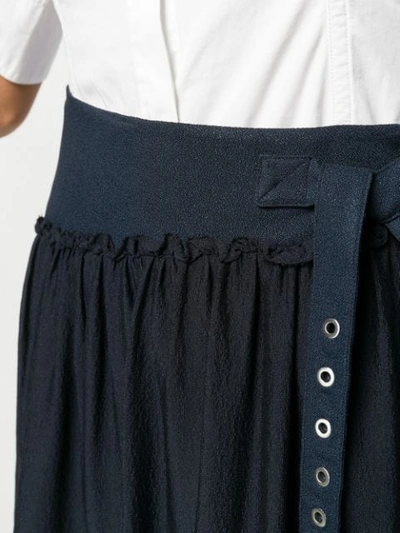 Shop 3.1 Phillip Lim / フィリップ リム 3.1 Phillip Lim Side-slit Skirt - Blue