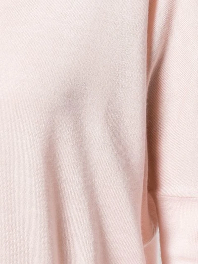 Shop Derek Lam Cropped Sleeve Sweater In Pink