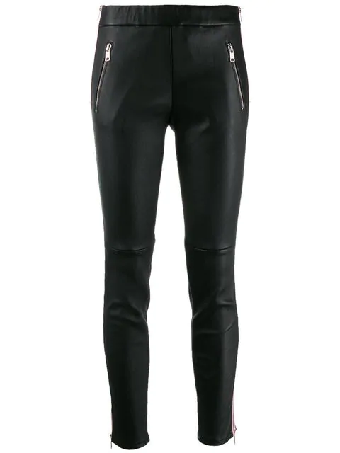 stripe skinny trousers