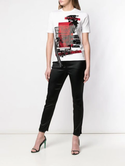 Shop Dsquared2 Collage Print T-shirt In White