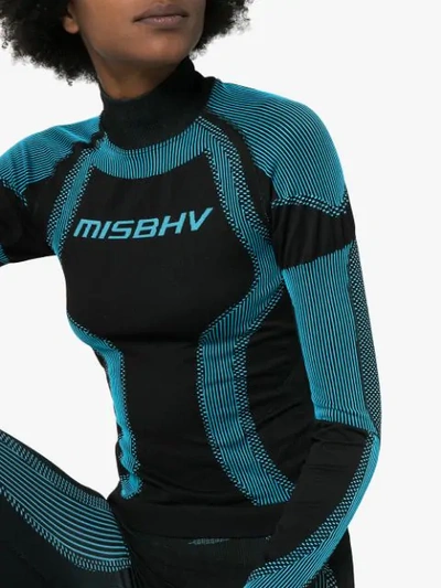 Shop Misbhv Knitted Sports Top In Black