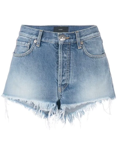 Shop Alanui Jeans-shorts In Blue