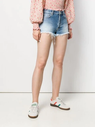 Shop Alanui Jeans-shorts In Blue