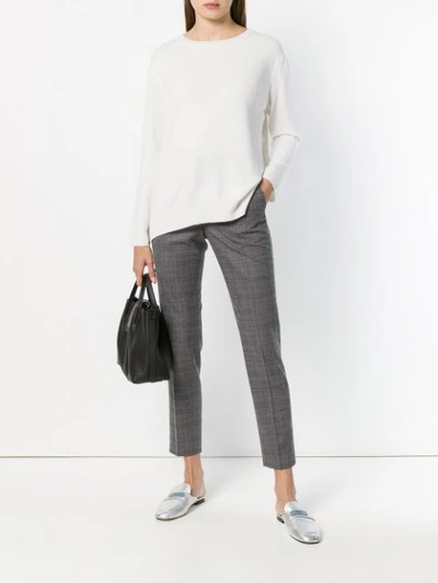 Shop Fabiana Filippi Lightweight Sweater - White