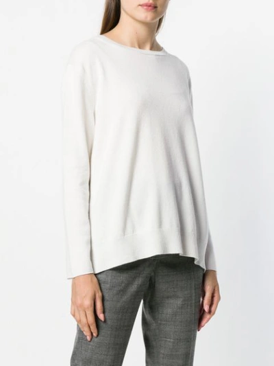 Shop Fabiana Filippi Lightweight Sweater - White
