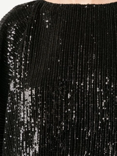 Shop Rta Sequin Embellished Blouse In Black
