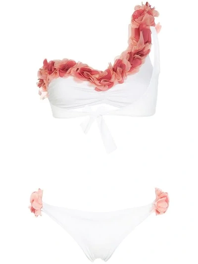 Shop La Reveche Adele Bikini In White