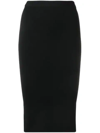 JOSEPH MIDI PENCIL SKIRT - 黑色